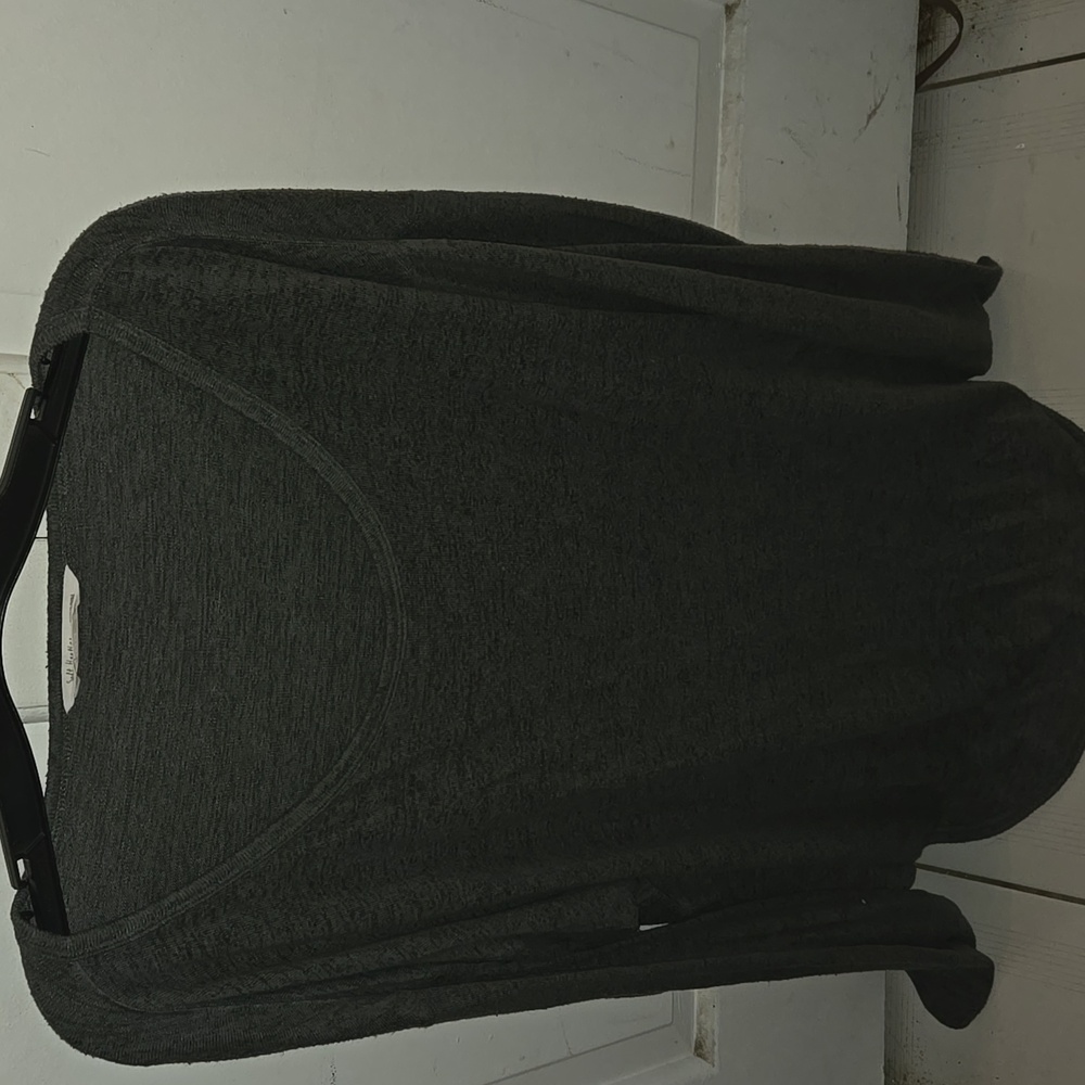 Charcoal Long Sleeve Top